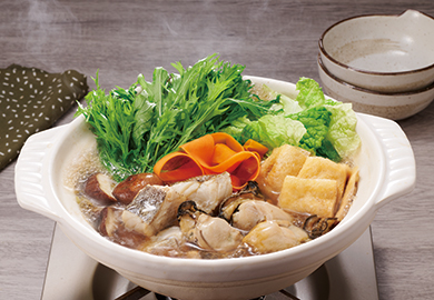 海鮮と水菜の寄せ鍋