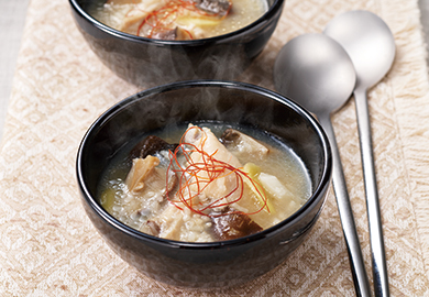 サムゲタン風スープ