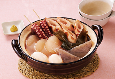 炭酸水で作るうまだしおでん