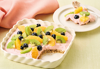 フルーチェのスコップチーズケーキ