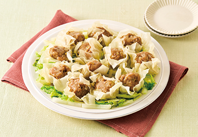 レンジみそシュウマイ