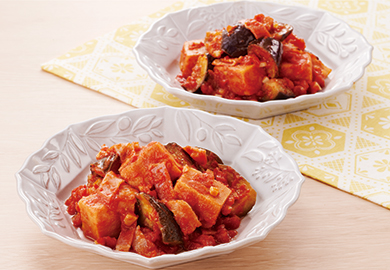 高野豆腐のトマト煮