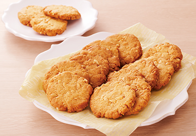 みそとピーナッツの和風クッキー