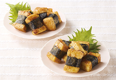 厚揚げの磯辺焼き