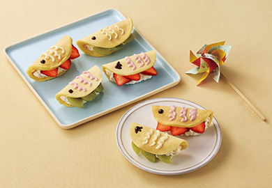 こいのぼりのオムレット